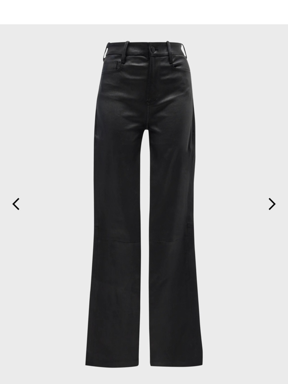 Vince Stretch Leather Bootcut Pants
